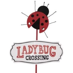Northlight 23" Ladybug Crossing Metal Garden Stake 10 Northlight 23" Ladybug Crossing Metal Garden Stake -Northlight D768291S 5