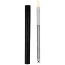 Northlight 9.5" Solid Black LED Flickering Flameless Halloween Taper Candles, 4ct. 15 Northlight 9.5" Solid Black LED Flickering Flameless Halloween Taper Candles, 4ct. -Northlight D800579S 6