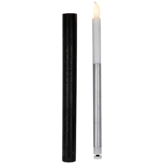Northlight 9.5" Solid Black LED Flickering Flameless Halloween Taper Candles, 4ct. 9 Northlight 9.5" Solid Black LED Flickering Flameless Halloween Taper Candles, 4ct. - Image 7