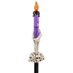 Northlight 6ct. 8.5" LED Skeleton Halloween Candle Décor -Northlight D800580S 4