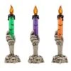 Northlight 8" LED Skeleton Hand Halloween Candles, 3ct.