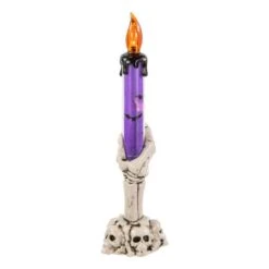 Northlight 8" LED Skeleton Hand Halloween Candles, 3ct. -Northlight D800582S 4