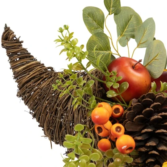 Northlight 20" Apple & Pear Cornucopia Fall Harvest Decoration 8 Northlight 20" Apple & Pear Cornucopia Fall Harvest Decoration - Image 6