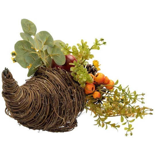 Northlight 20" Apple & Pear Cornucopia Fall Harvest Decoration 9 Northlight 20" Apple & Pear Cornucopia Fall Harvest Decoration - Image 7