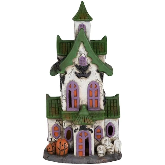 Northlight 22.75" LED Multicolor Haunted House Halloween Decoration 3 Northlight 22.75" LED Multicolor Haunted House Halloween Decoration