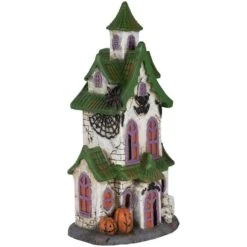 Northlight 22.75" LED Multicolor Haunted House Halloween Decoration 13 Northlight 22.75" LED Multicolor Haunted House Halloween Decoration -Northlight D800596S 4
