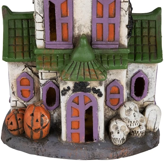 Northlight 22.75" LED Multicolor Haunted House Halloween Decoration 9 Northlight 22.75" LED Multicolor Haunted House Halloween Decoration - Image 7