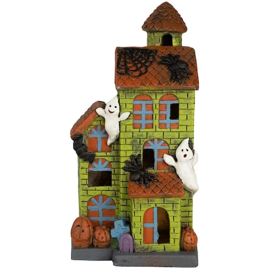 Northlight 20" LED Ghostly Haunted House Halloween Decoration 3 Northlight 20" LED Ghostly Haunted House Halloween Decoration