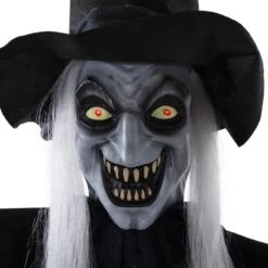 Northlight 6ft. Lit Animated Vampire In Robe & Top Hat Halloween Decoration -Northlight D800605S 3