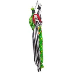 Northlight 5ft Animated Shaking Clown With Sound Hanging Halloween Decoration 13 Northlight 5ft Animated Shaking Clown With Sound Hanging Halloween Decoration -Northlight D800607S 4