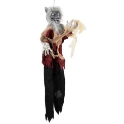 Northlight 4ft. Animated Hanging Werewolf Halloween Decoration 13 Northlight 4ft. Animated Hanging Werewolf Halloween Decoration -Northlight D800608S 4