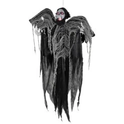 Northlight 5ft. Animated Hanging Zombie Vampire With Lights & Sound Halloween Decoration -Northlight D800609S 4