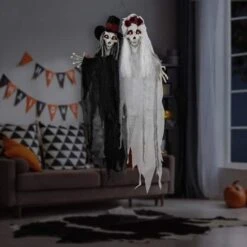 Northlight 47" Lit Vampire Couple With Sound Halloween Decoration 11 Northlight 47" Lit Vampire Couple With Sound Halloween Decoration -Northlight D800610S 1