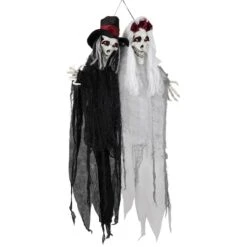Northlight 47" Lit Vampire Couple With Sound Halloween Decoration 14 Northlight 47" Lit Vampire Couple With Sound Halloween Decoration -Northlight D800610S 5