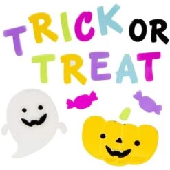 Northlight Double Sided Halloween Gel Window Clings, 4ct. -Northlight D800612S 4
