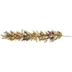 Northlight 5ft. Real Touch™️ Greenery & Berries Fall Harvest Garland -Northlight D800613S 1 1