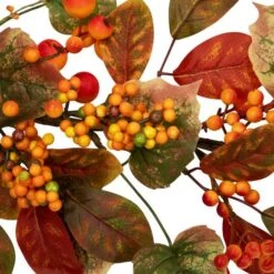 Northlight 5ft. Pumpkins & Berries Fall Harvest Garland -Northlight D800614S 6