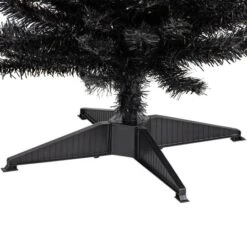 Northlight 6ft. Iridescent Charcoal Slim Halloween Tinsel Tree 15 Northlight 6ft. Iridescent Charcoal Slim Halloween Tinsel Tree -Northlight D800628S 6