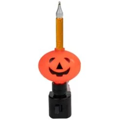 Northlight 6.5" Jack-O-Lantern Halloween Bubble Night Light