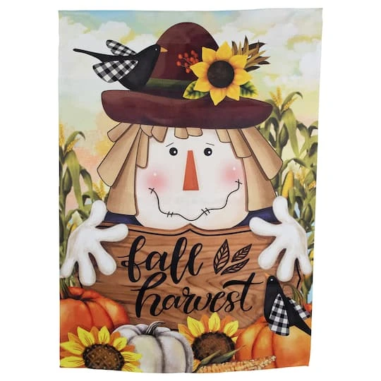 Northlight 40" X 28" Scarecrow Fall Harvest Outdoor House Flag 6 Northlight 40" X 28" Scarecrow Fall Harvest Outdoor House Flag - Image 4