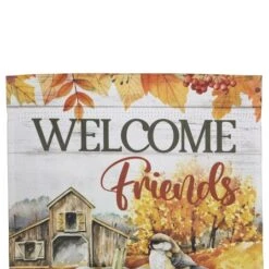 Northlight 18" X 12.5" Welcome Friends Fall Harvest Outdoor Garden Flag 12 Northlight 18" X 12.5" Welcome Friends Fall Harvest Outdoor Garden Flag -Northlight D800640S 4