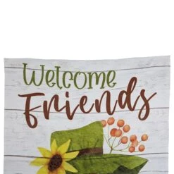 Northlight 40" X 28" Scarecrow Welcome Friends Fall Harvest Outdoor House Flag 13 Northlight 40" X 28" Scarecrow Welcome Friends Fall Harvest Outdoor House Flag -Northlight D800643S 5