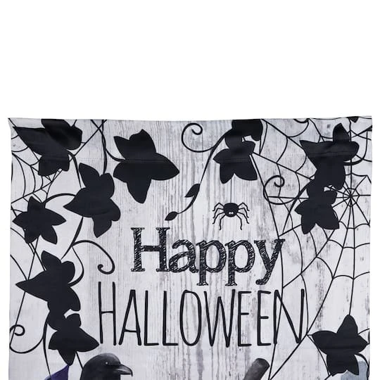 Northlight 40" X 28" Pumpkins & Crow Happy Halloween Outdoor House Flag 8 Northlight 40" X 28" Pumpkins & Crow Happy Halloween Outdoor House Flag - Image 6