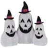 Northlight LED Jack O' Lantern Ghosts Outdoor Halloween Decoration Set 2 Northlight LED Jack O' Lantern Ghosts Outdoor Halloween Decoration Set -Northlight D800647S 1