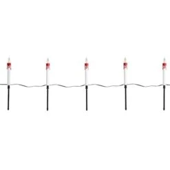 Northlight 5ct. Lighted Flickering Candle Halloween Pathway Marker Lights 11 Northlight 5ct. Lighted Flickering Candle Halloween Pathway Marker Lights -Northlight D800649S 2