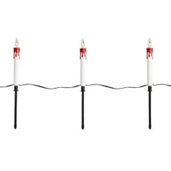 Northlight 5ct. Lighted Flickering Candle Halloween Pathway Marker Lights 14 Northlight 5ct. Lighted Flickering Candle Halloween Pathway Marker Lights -Northlight D800649S 5