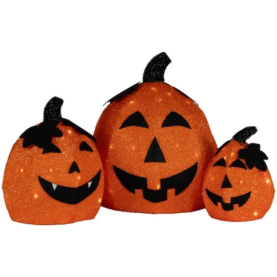 Northlight LED Lighted Jack O' Lantern Outdoor Halloween Decoration Set 9 Northlight LED Lighted Jack O' Lantern Outdoor Halloween Decoration Set - Image 7