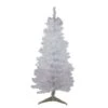 Northlight 4ft. Pre-Lit White Iridescent Pine Artificial Christmas Tree, Purple Lights -Northlight D810113S 1