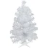 Northlight 18" Unlit White Iridescent Spruce Artificial Christmas Tree 2 Northlight 18" Unlit White Iridescent Spruce Artificial Christmas Tree -Northlight D810141S 1