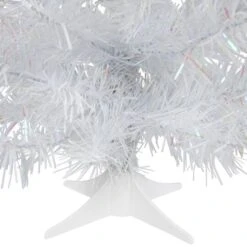 Northlight 18" Unlit White Iridescent Spruce Artificial Christmas Tree 12 Northlight 18" Unlit White Iridescent Spruce Artificial Christmas Tree -Northlight D810141S 3