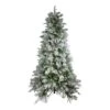 Northlight 6.5ft. Unlit Flocked Rosemary Emerald Angel Pine Medium Artificial Christmas Tree 2 Northlight 6.5ft. Unlit Flocked Rosemary Emerald Angel Pine Medium Artificial Christmas Tree -Northlight D810181S 1