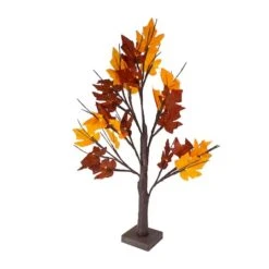 Northlight 2ft. Pre-Lit Maple Artificial Tree, Clear LED Lights -Northlight D810227S 1 1
