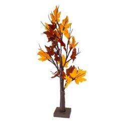 Northlight 2ft. Pre-Lit Maple Artificial Tree, Clear LED Lights -Northlight D810227S 3