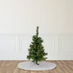Northlight 2ft. Pre-Lit Aspen Pine Artificial Christmas Tree, Clear Lights -Northlight D810229S 2