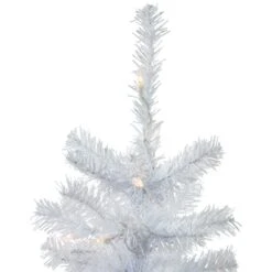 Northlight 2ft. Pre-Lit Woodbury White Pine Artificial Christmas Tree, Clear Lights -Northlight D810230S 3