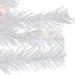 Northlight 3ft. Pre-Lit Woodbury White Pine Slim Artificial Christmas Tree, Clear Lights 10 Northlight 3ft. Pre-Lit Woodbury White Pine Slim Artificial Christmas Tree, Clear Lights -Northlight D810248S 2