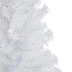 Northlight 3ft. Pre-Lit Woodbury White Pine Slim Artificial Christmas Tree, Clear Lights 11 Northlight 3ft. Pre-Lit Woodbury White Pine Slim Artificial Christmas Tree, Clear Lights -Northlight D810248S 3