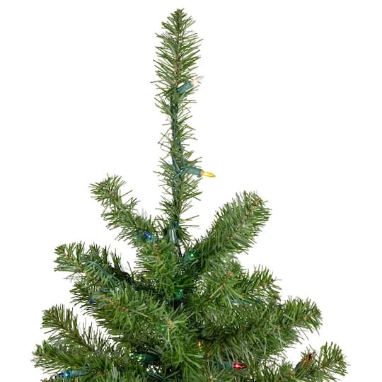 Northlight 6ft. Pre-Lit Canadian Pine Medium Artificial Christmas Tree, Multicolor Lights 6 Northlight 6ft. Pre-Lit Canadian Pine Medium Artificial Christmas Tree, Multicolor Lights - Image 4