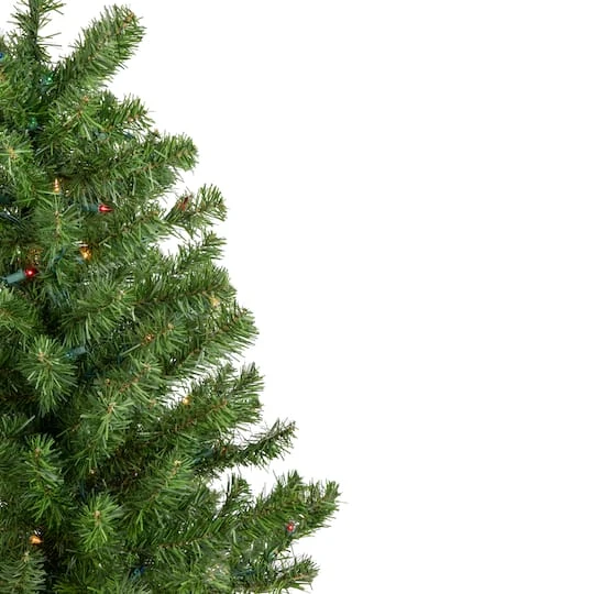 Northlight 6ft. Pre-Lit Canadian Pine Medium Artificial Christmas Tree, Multicolor Lights 7 Northlight 6ft. Pre-Lit Canadian Pine Medium Artificial Christmas Tree, Multicolor Lights - Image 5