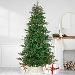 Northlight 9ft. Pre-Lit Real Touch™ Hudson Fir Artificial Christmas Tree, Warm White LED Lights 11 Northlight 9ft. Pre-Lit Real Touch™ Hudson Fir Artificial Christmas Tree, Warm White LED Lights -Northlight D810414S 2