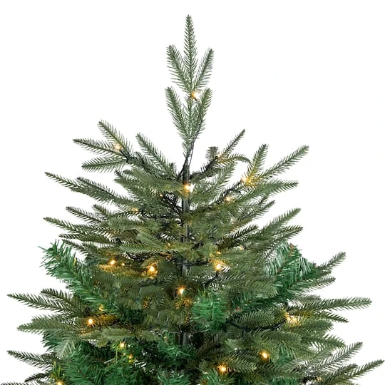 Northlight 9ft. Pre-Lit Real Touch™ Hudson Fir Artificial Christmas Tree, Warm White LED Lights 7 Northlight 9ft. Pre-Lit Real Touch™ Hudson Fir Artificial Christmas Tree, Warm White LED Lights - Image 5