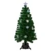 Northlight 4ft. Fiber Optic Color Changing Artificial Potted Christmas Tree With Snowflakes 2 Northlight 4ft. Fiber Optic Color Changing Artificial Potted Christmas Tree With Snowflakes -Northlight D810426S 1