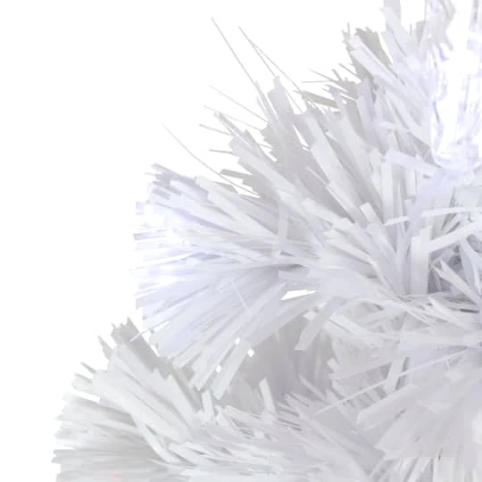 Northlight 3ft. Fiber Optic Color ChangingWhite Artificial Christmas Tree With Star 6 Northlight 3ft. Fiber Optic Color ChangingWhite Artificial Christmas Tree With Star - Image 4