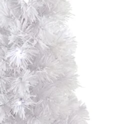 Northlight 3ft. Fiber Optic Color ChangingWhite Artificial Christmas Tree With Star 13 Northlight 3ft. Fiber Optic Color ChangingWhite Artificial Christmas Tree With Star -Northlight D810435S 4