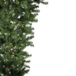 Northlight 6.5ft. Pre-Lit Upside Down Spruce Artificial Christmas Tree, Warm White LED Lights -Northlight D810503S 2