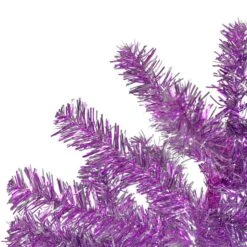 Northlight 3ft. Unlit Metallic Purple Tinsel Artificial Christmas Tree 10 Northlight 3ft. Unlit Metallic Purple Tinsel Artificial Christmas Tree -Northlight D810570S 2